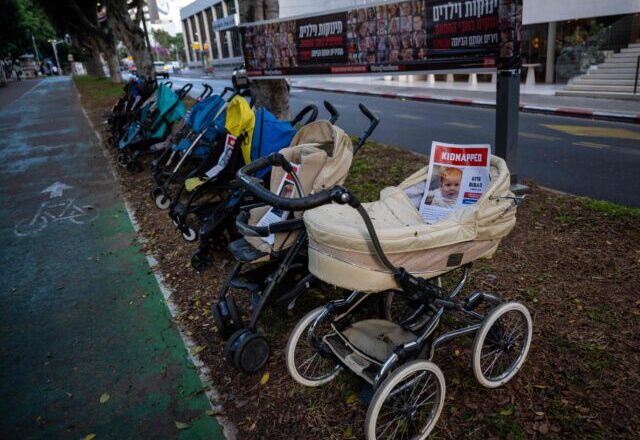 ‘Kill the Babies!’ Anti-Israel Hecklers Taunt Jews at Stroller Protest