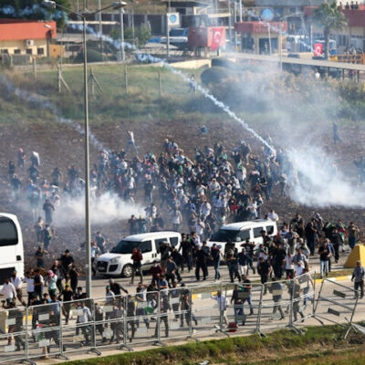 Turkey: Police Tear Gas Pro-Hamas Mob Trying to Storm U.S. Airbase